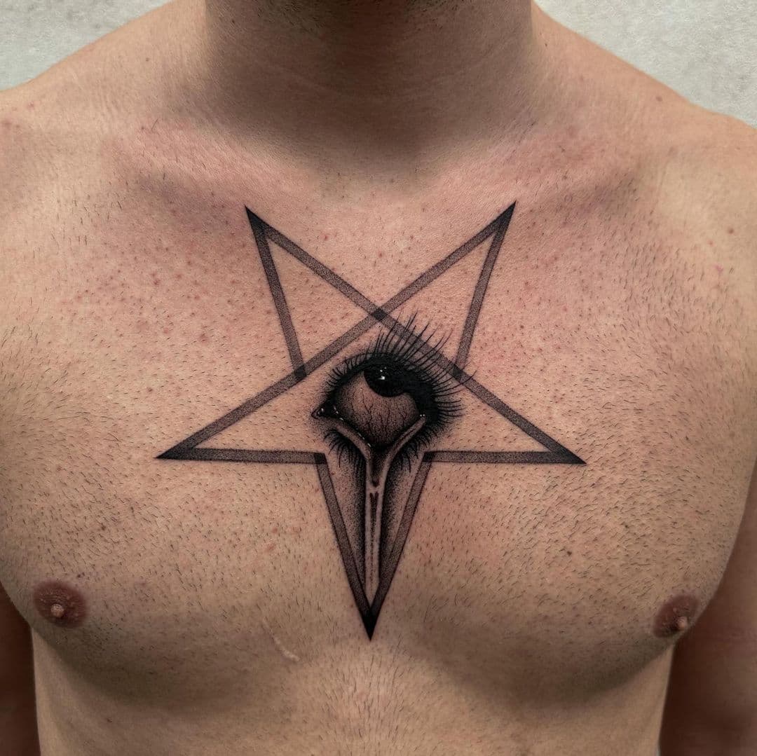Tatuaggio blackwork Babydrop